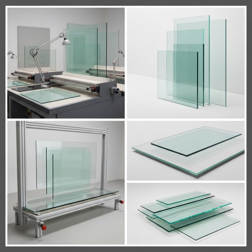 Glastypen, Schneid- und Handhabungstechniken für Sicherheit