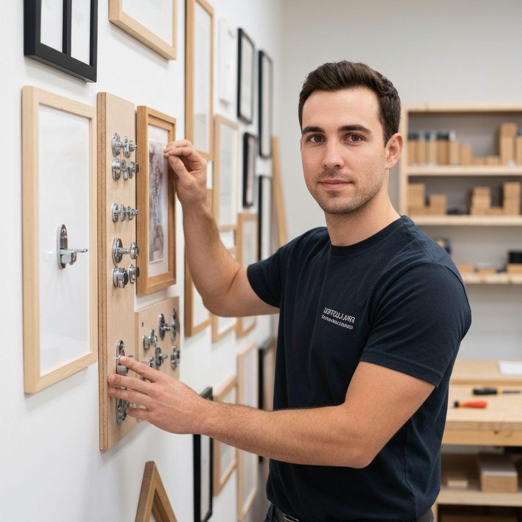 Fachmann für Installation und Wandgestaltung mit Expertise in Galerieberatung